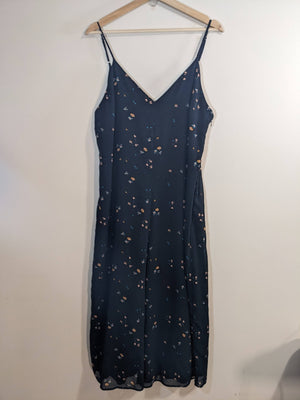 Gentle Fawn Black with Florals Jumpsuit - sz 8