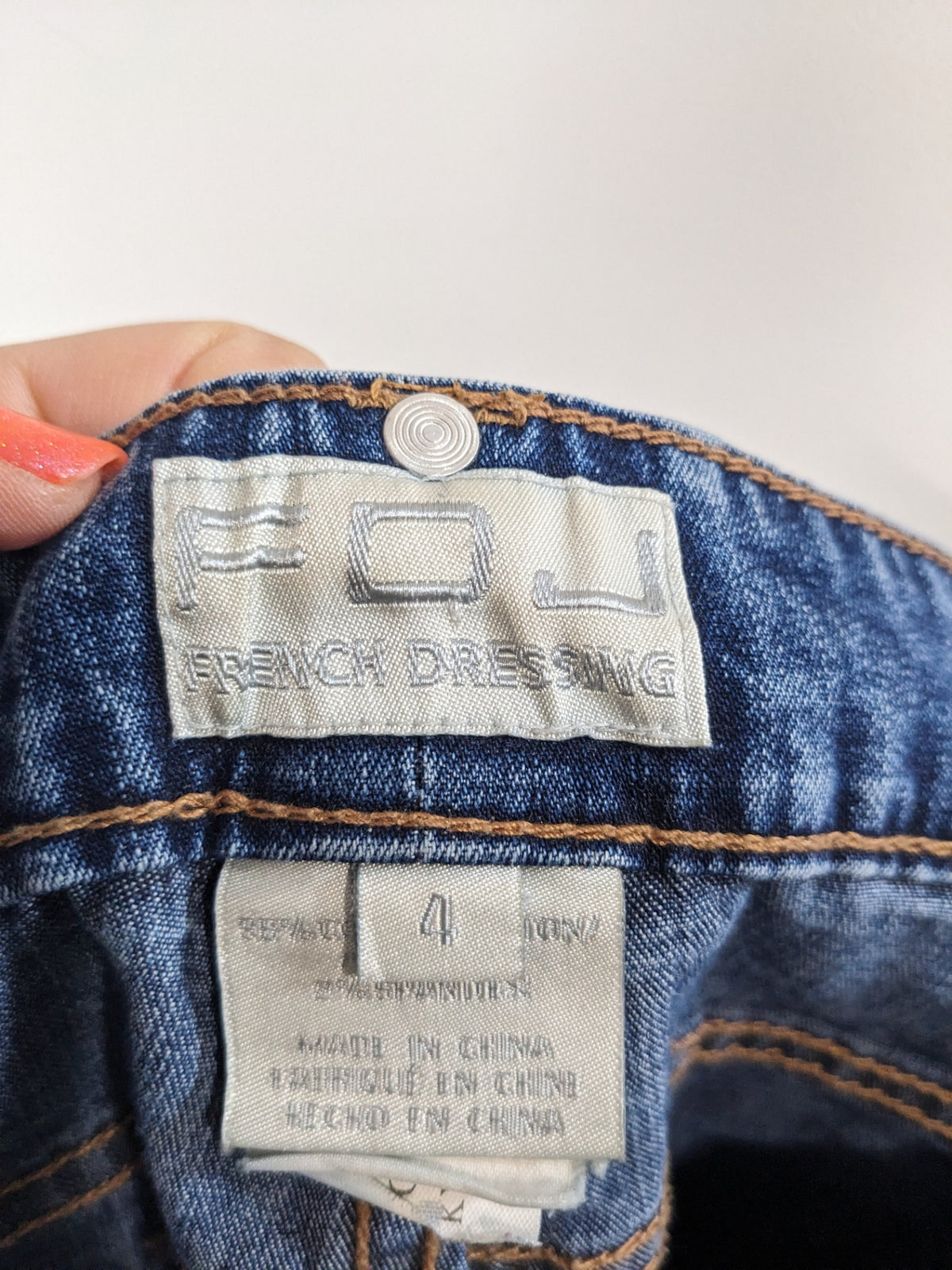 French Dressing Bootcut Jeans - sz 4