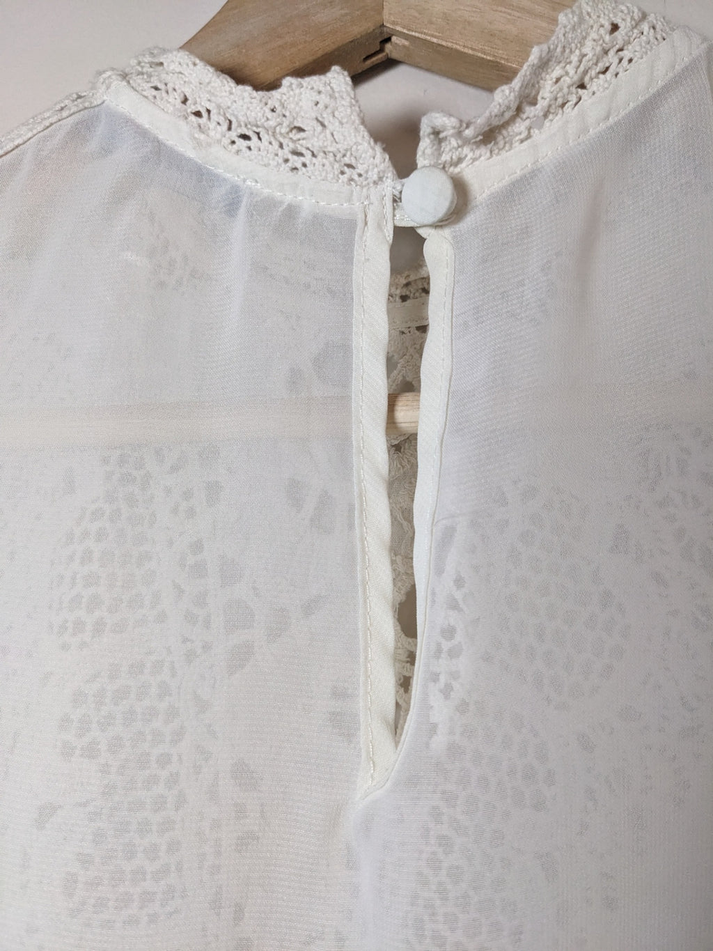 ATMOSPHERE Lace Sheer Blouse - UK SZ 10