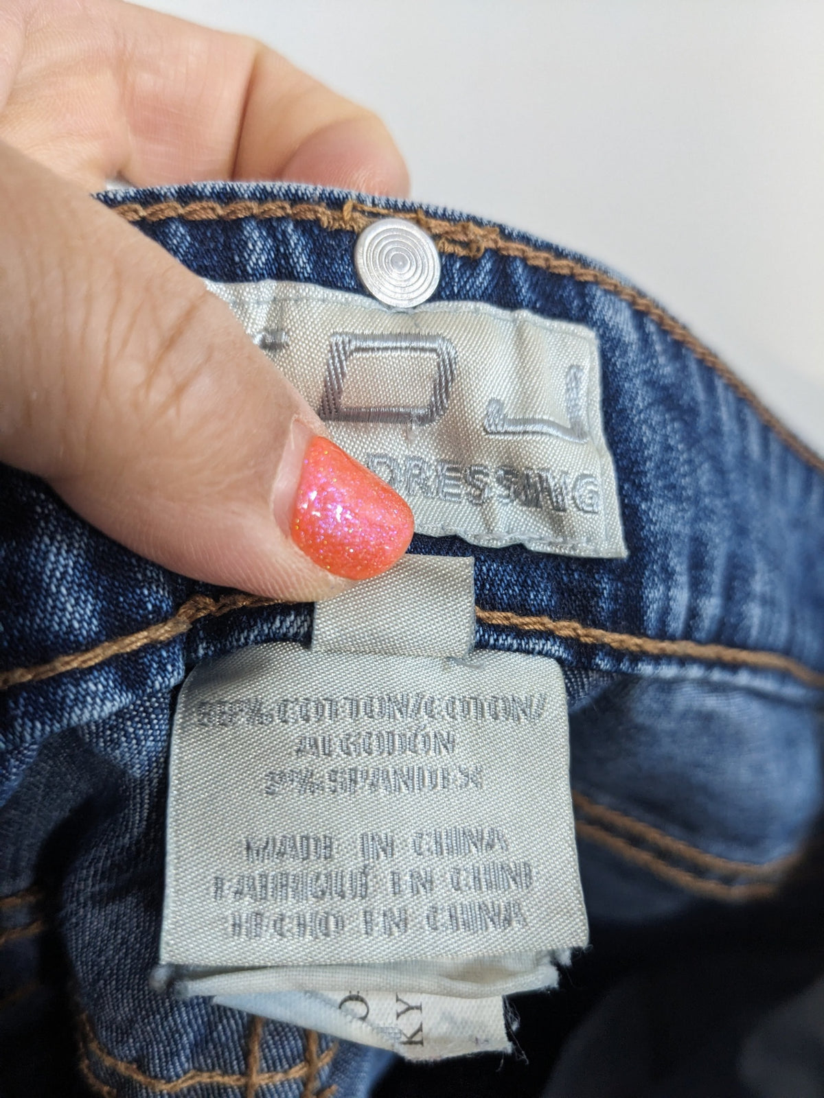French Dressing Bootcut Jeans - sz 4