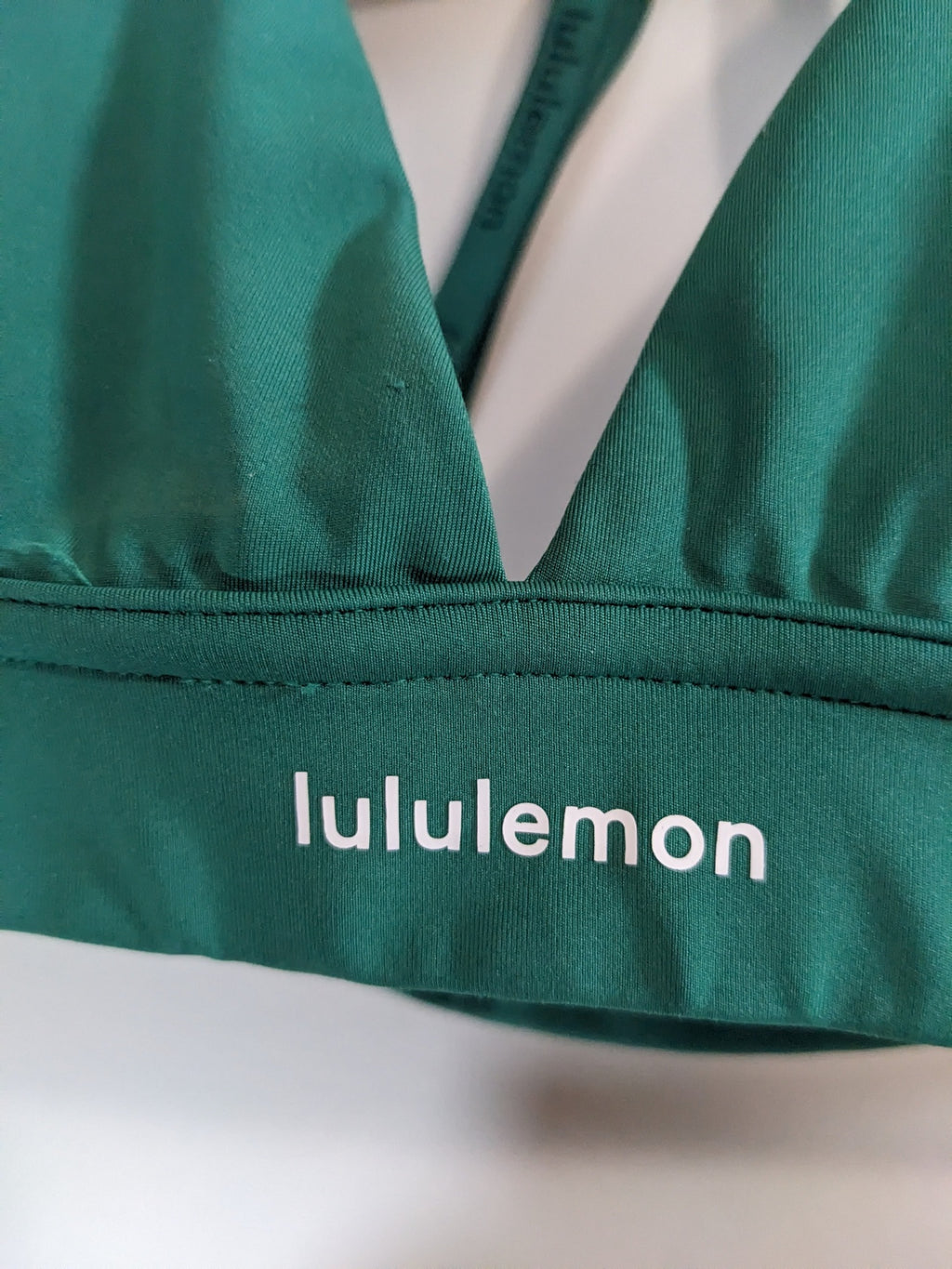 lululemon green sports bra - sz 4
