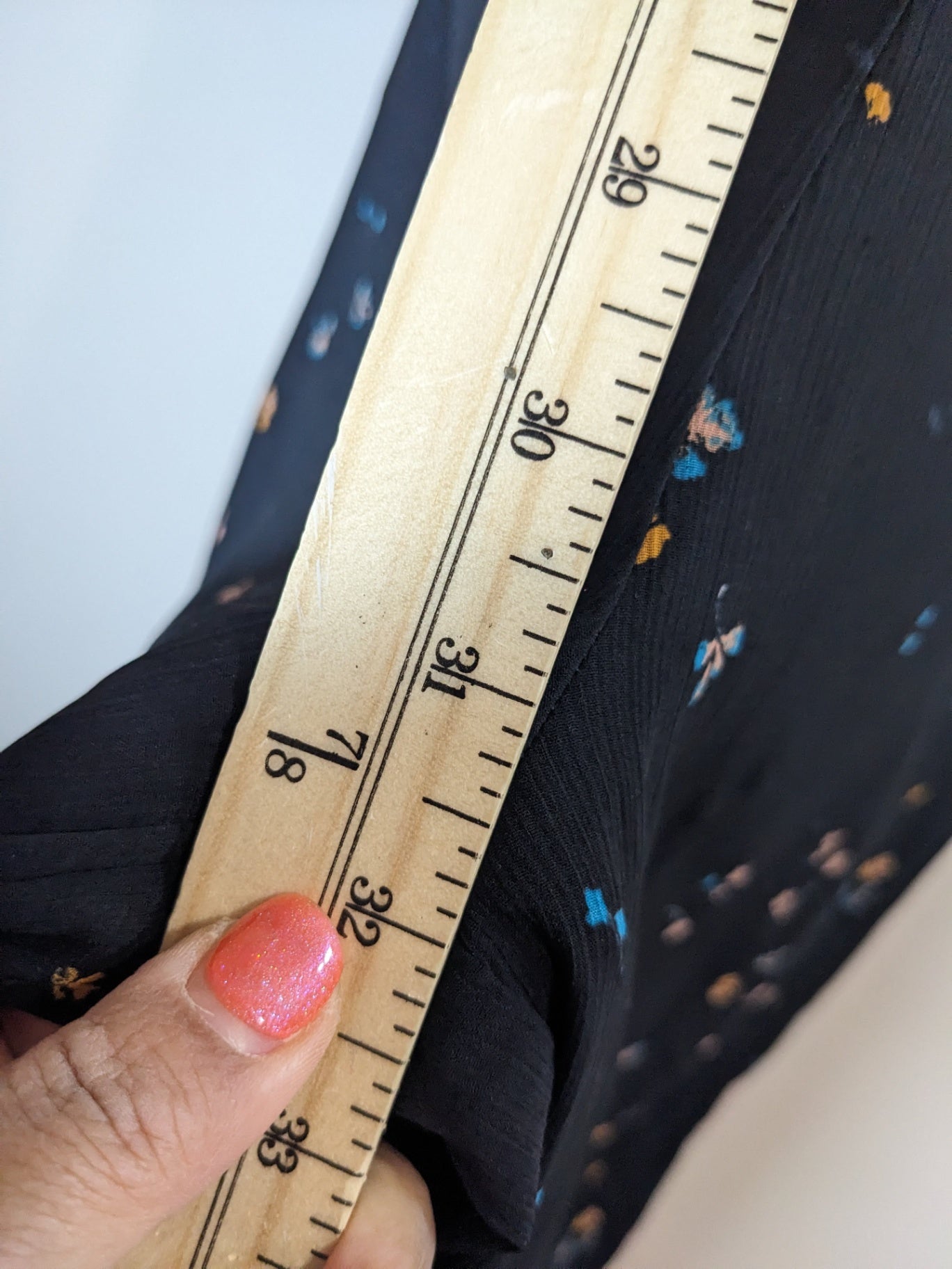 Gentle Fawn Black with Florals Jumpsuit - sz 8