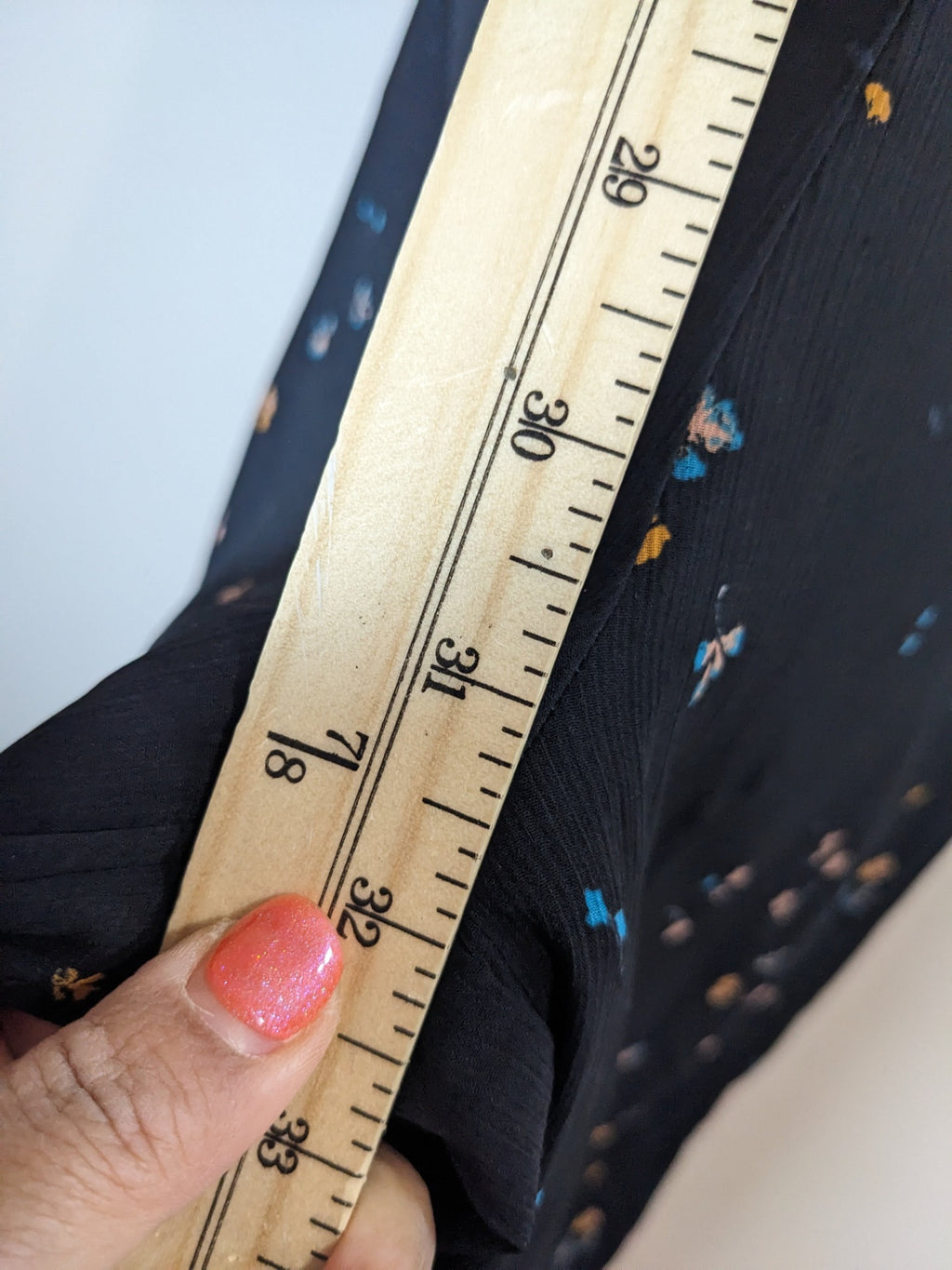 Gentle Fawn Black with Florals Jumpsuit - sz 8