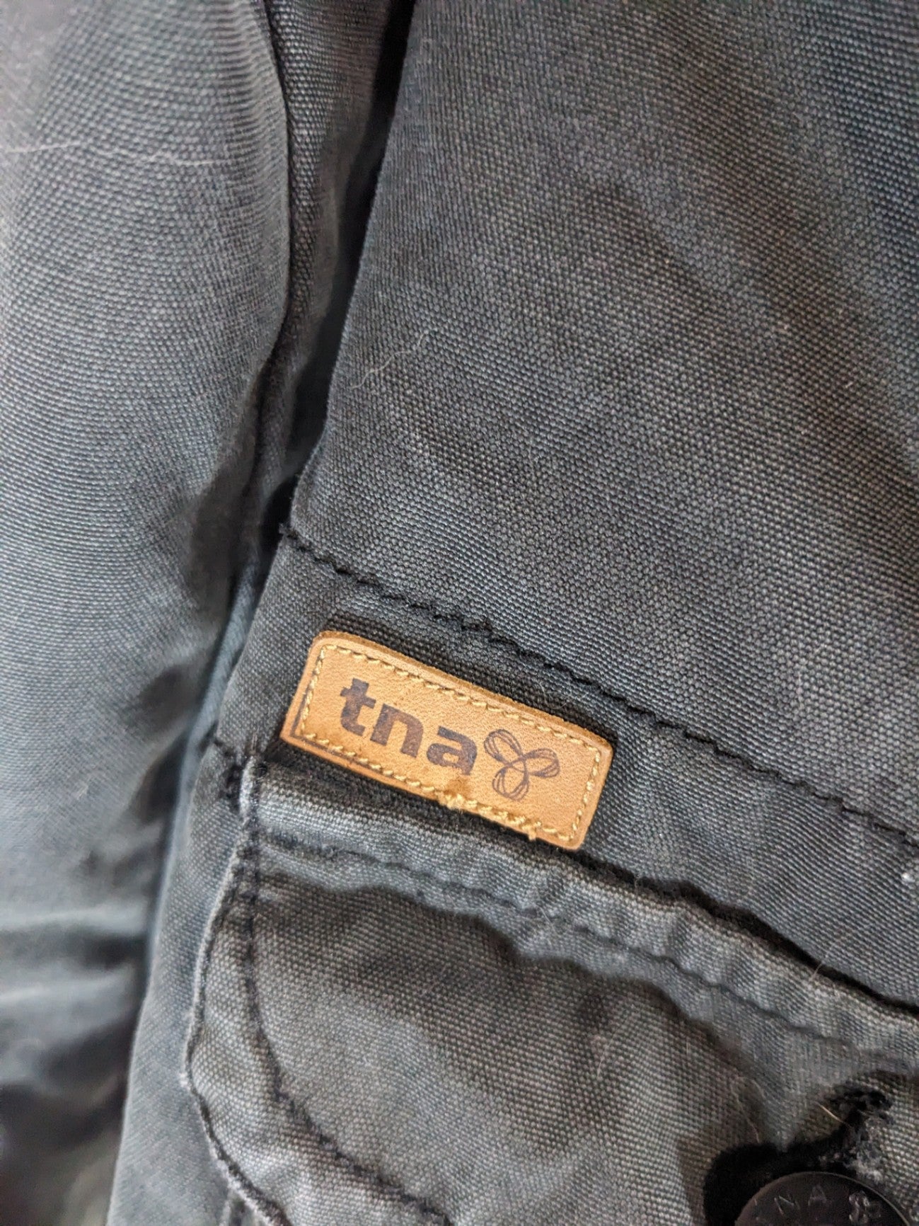 TNA Black Utility Jacket - XS
