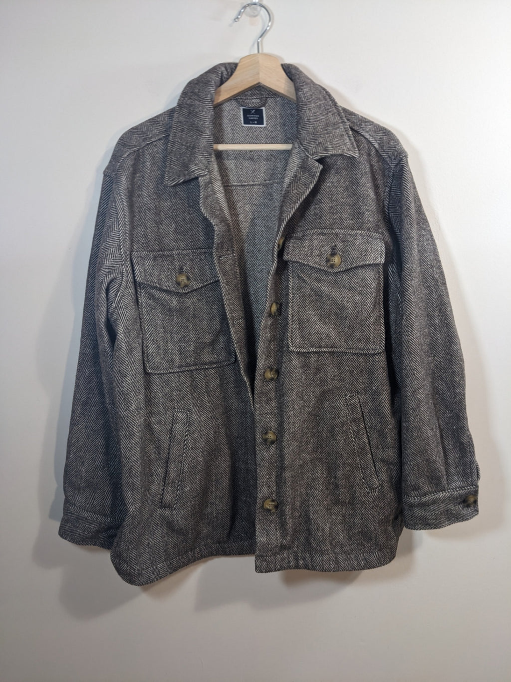 Denver Hayes Brown Shacket - L