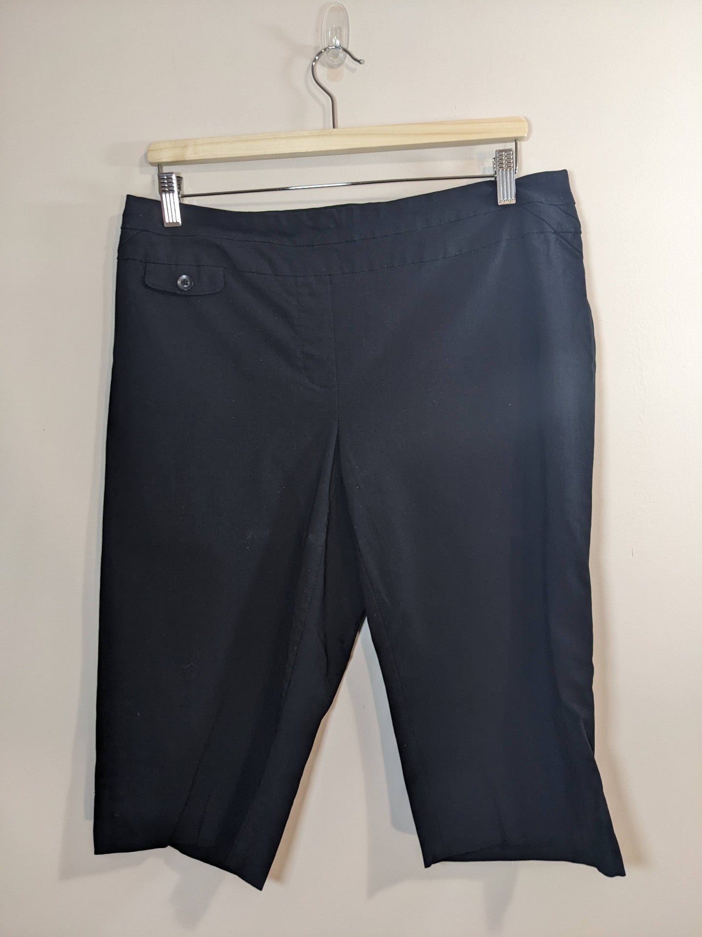 Reitmans Plus Petites Black Shorts - sz 16