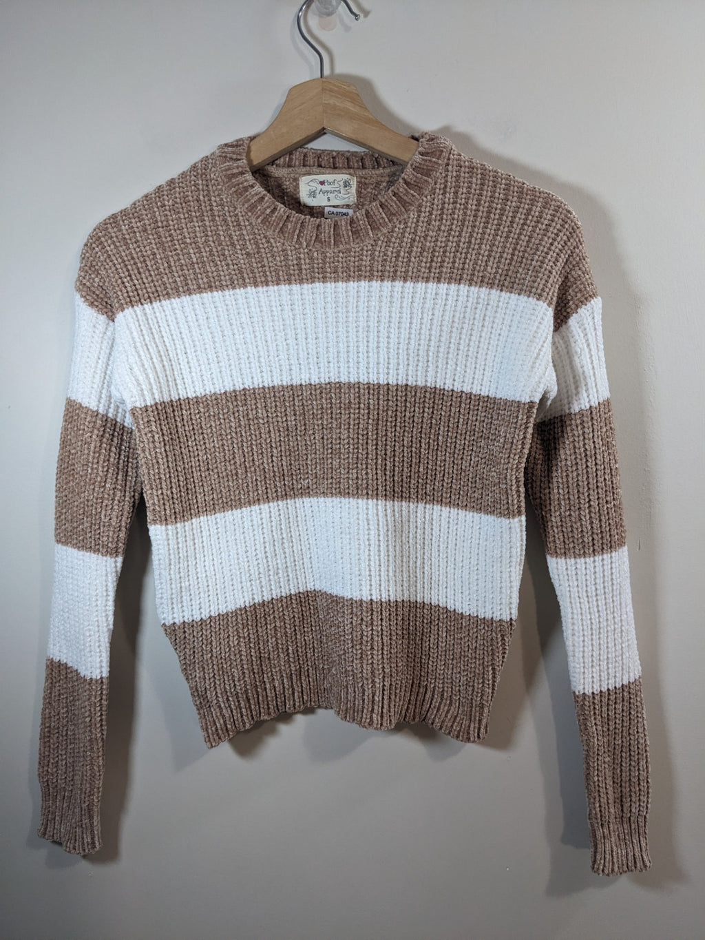 NWT Poof Apparel Striped Sweater - S