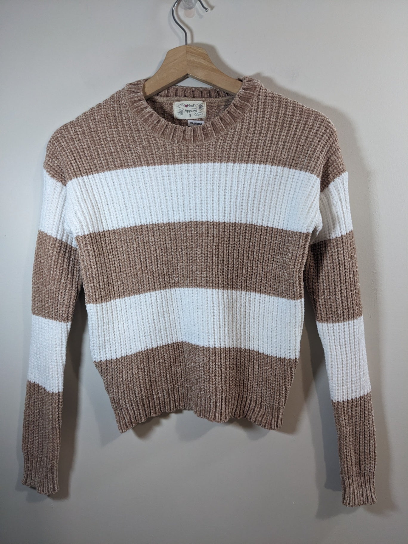 NWT Poof Apparel Striped Sweater - S