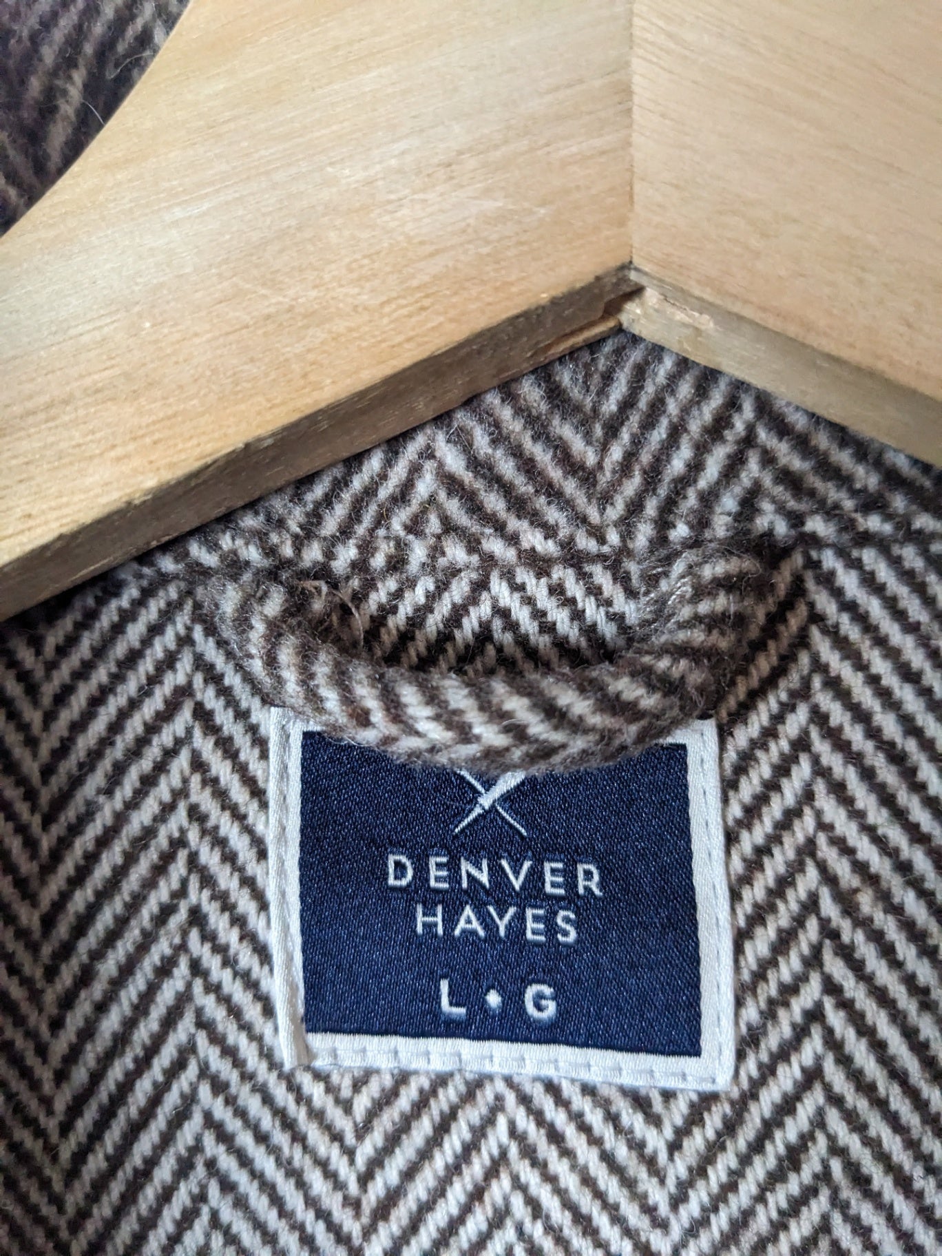 Denver Hayes Brown Shacket - L