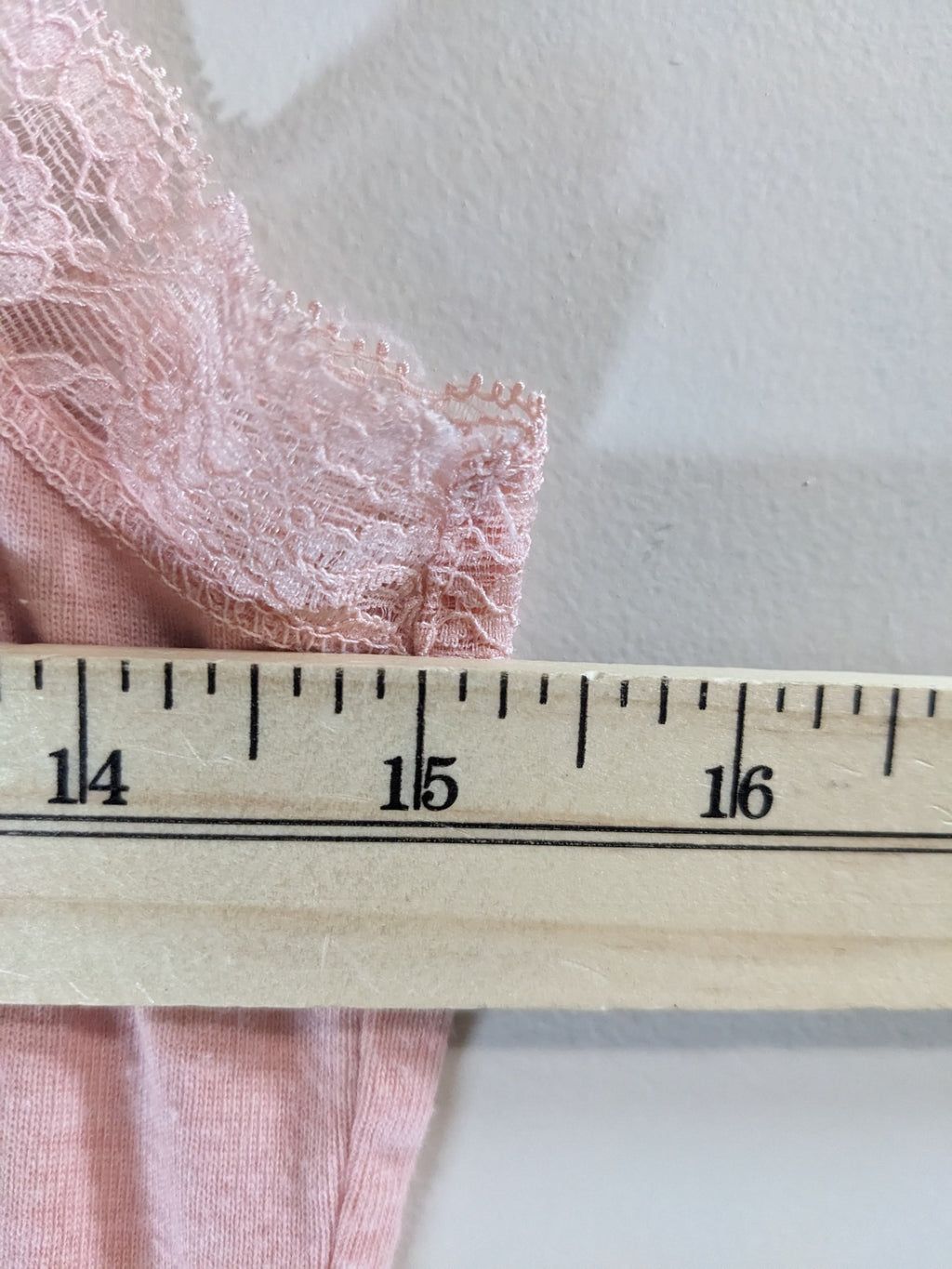 MOSSIMO Pink Lace Tank Top - L