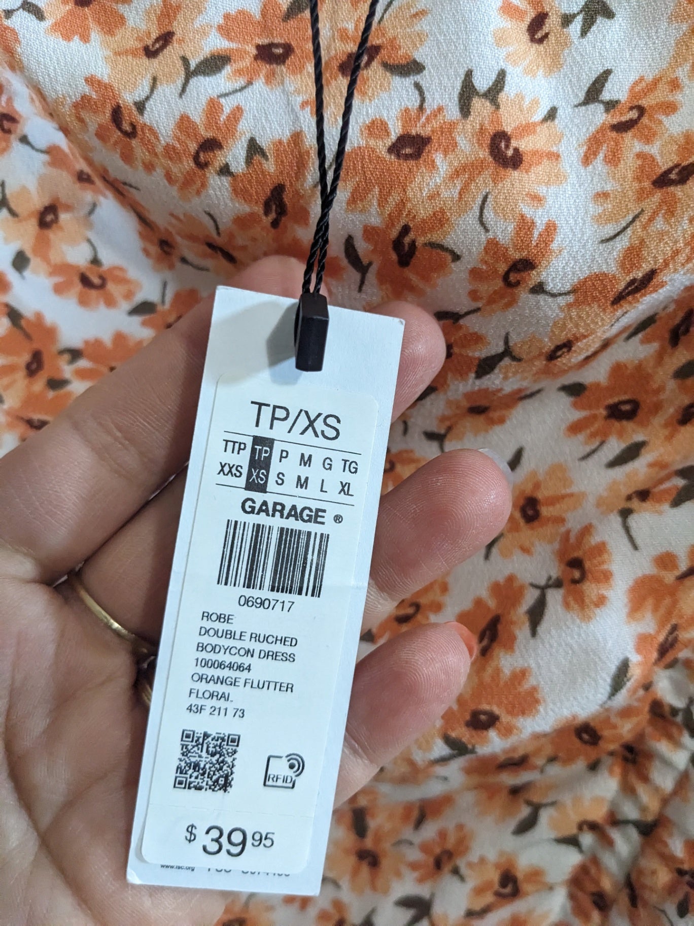 NWT Garage Floral Dress - XS