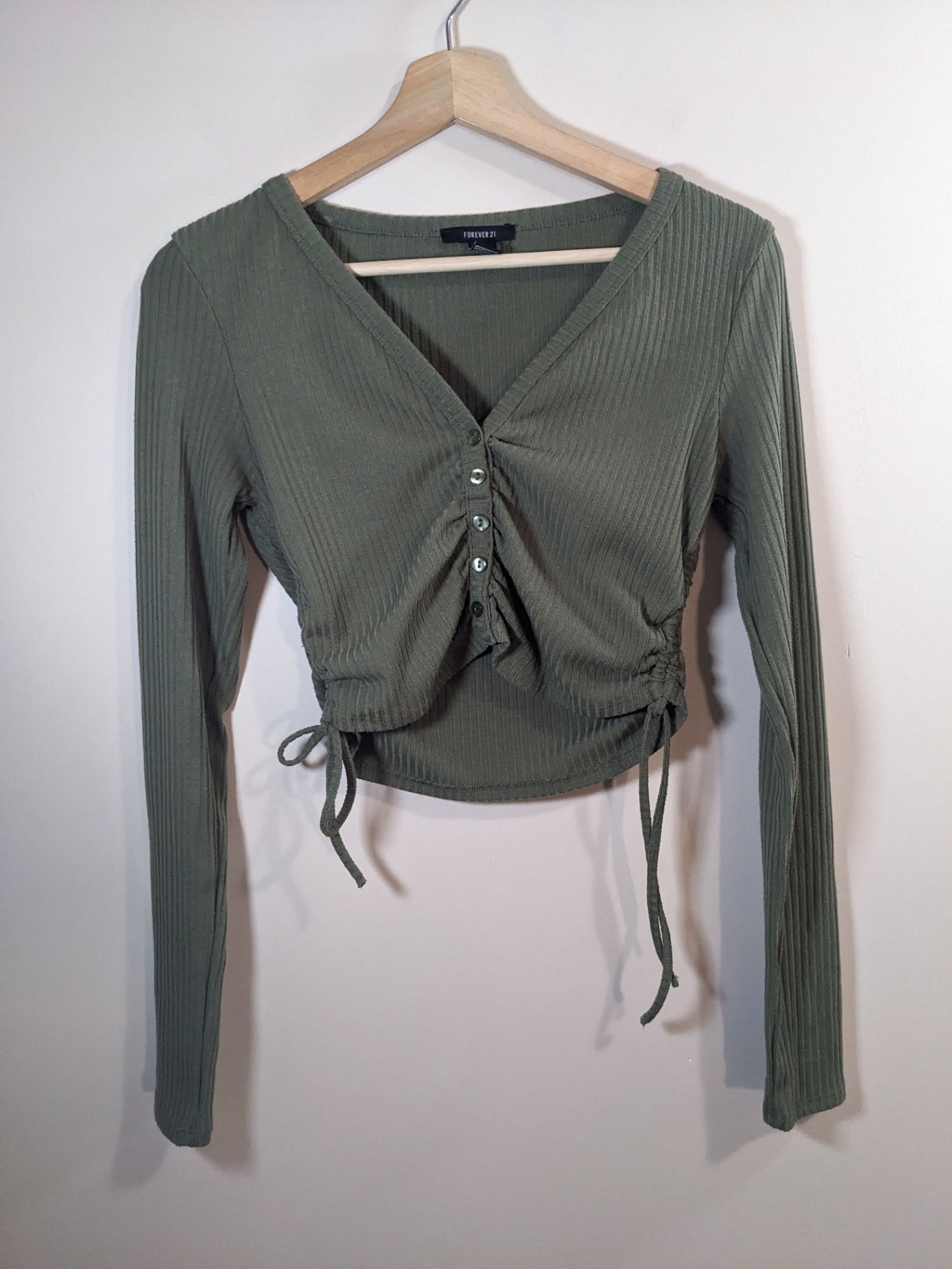 Forever 21 Olive Long Sleeve - S