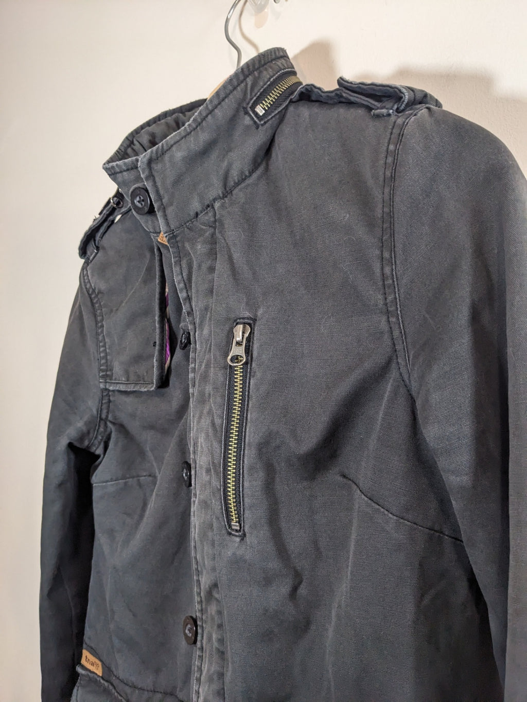 TNA Black Utility Jacket - XS