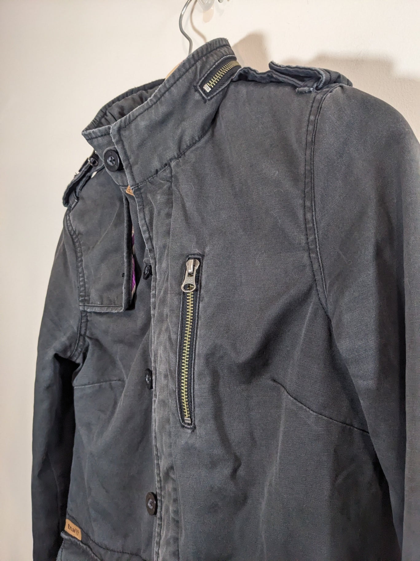 TNA Black Utility Jacket - XS
