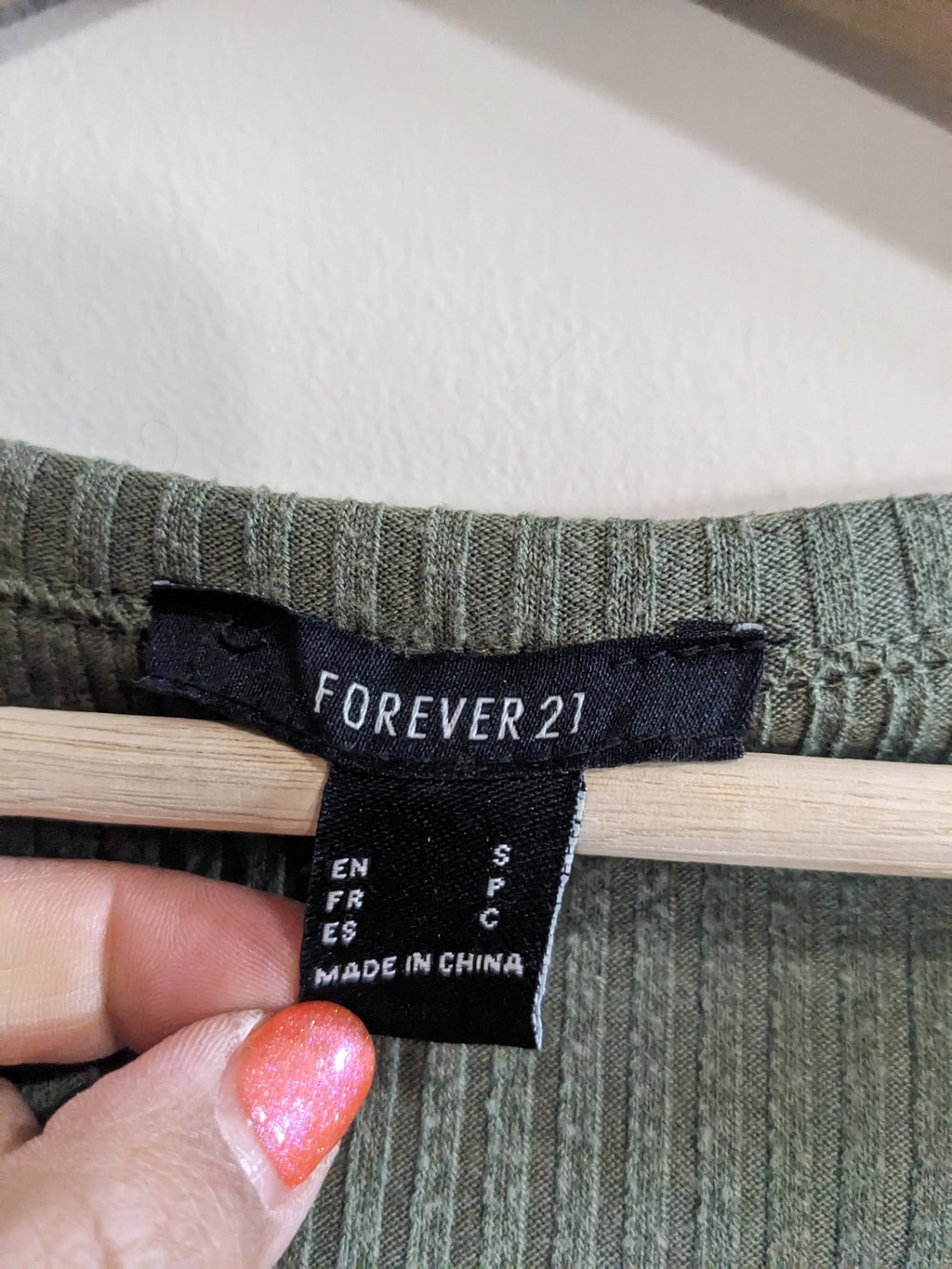 Forever 21 Olive Long Sleeve - S