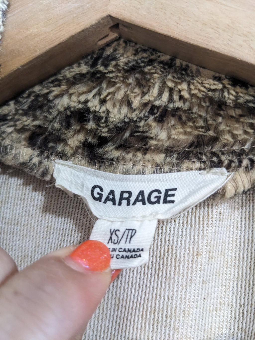 Garage Leopard Print Pullover - XS