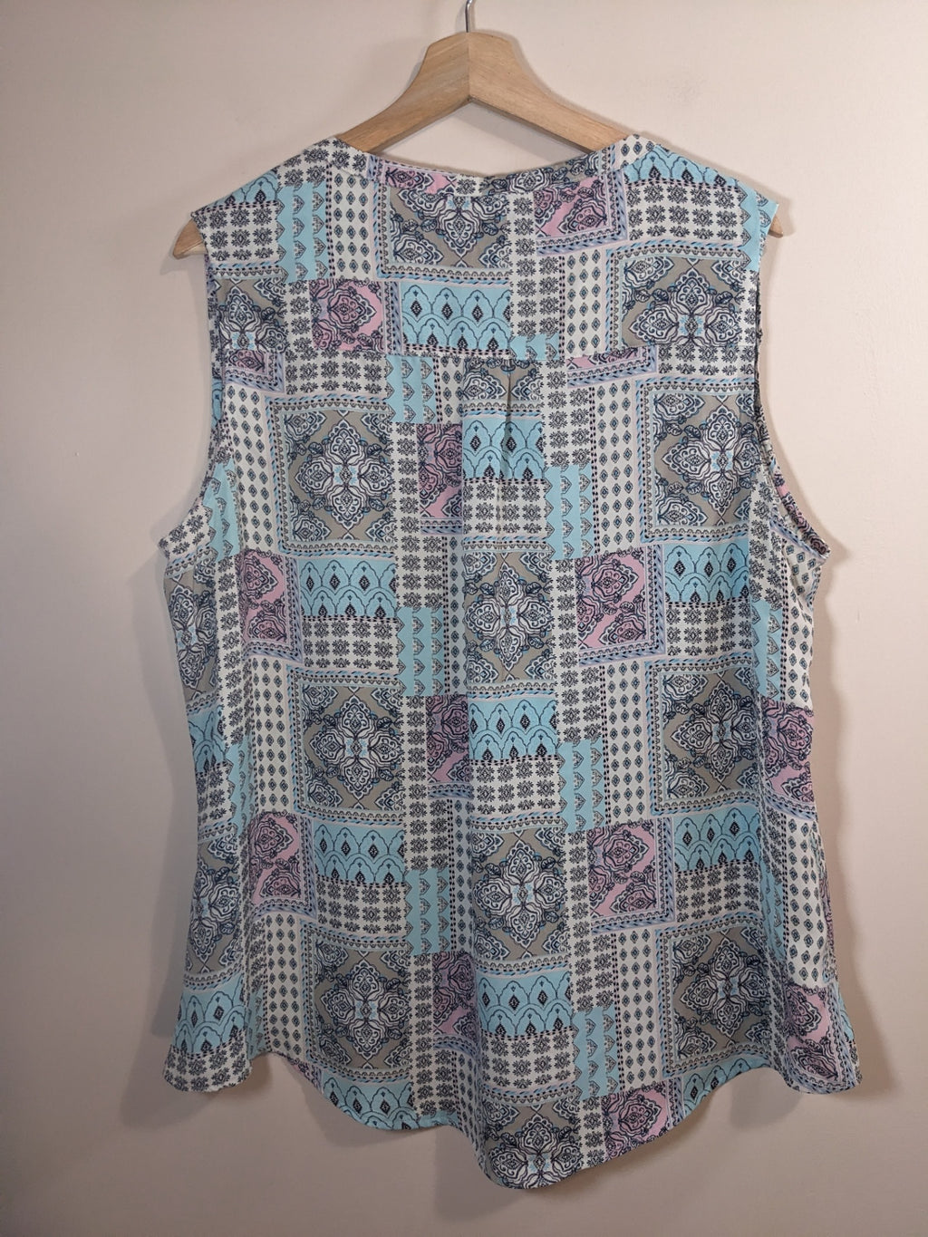 Haggar Clothing Paisley Blouse - XL