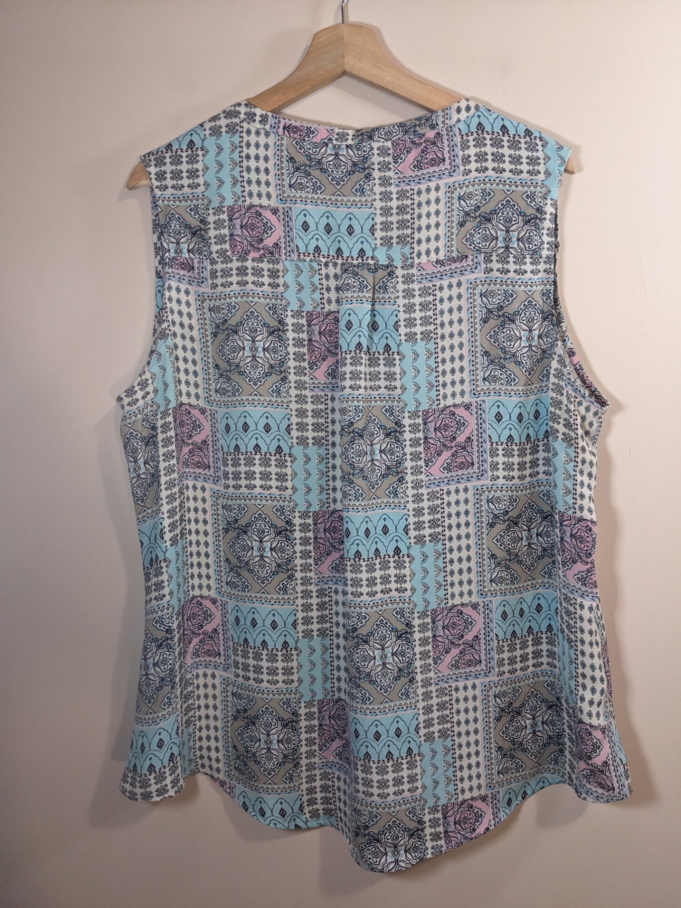 Haggar Clothing Paisley Blouse - XL