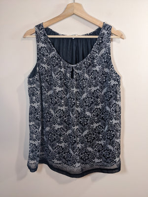 Northern Reflections Lace Pattern Blouse - XL
