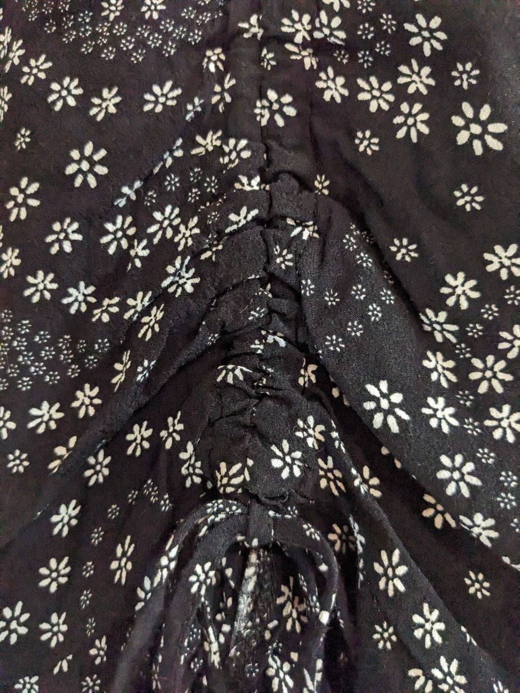 Garage Black Floral Skirt - XS