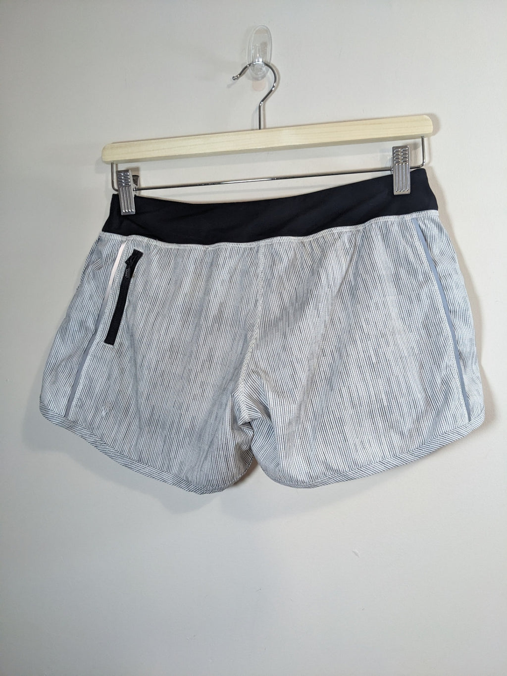 Ivivva Athletica Grey Pinstripe Shorts - kid's sz 14/sz 4 women's
