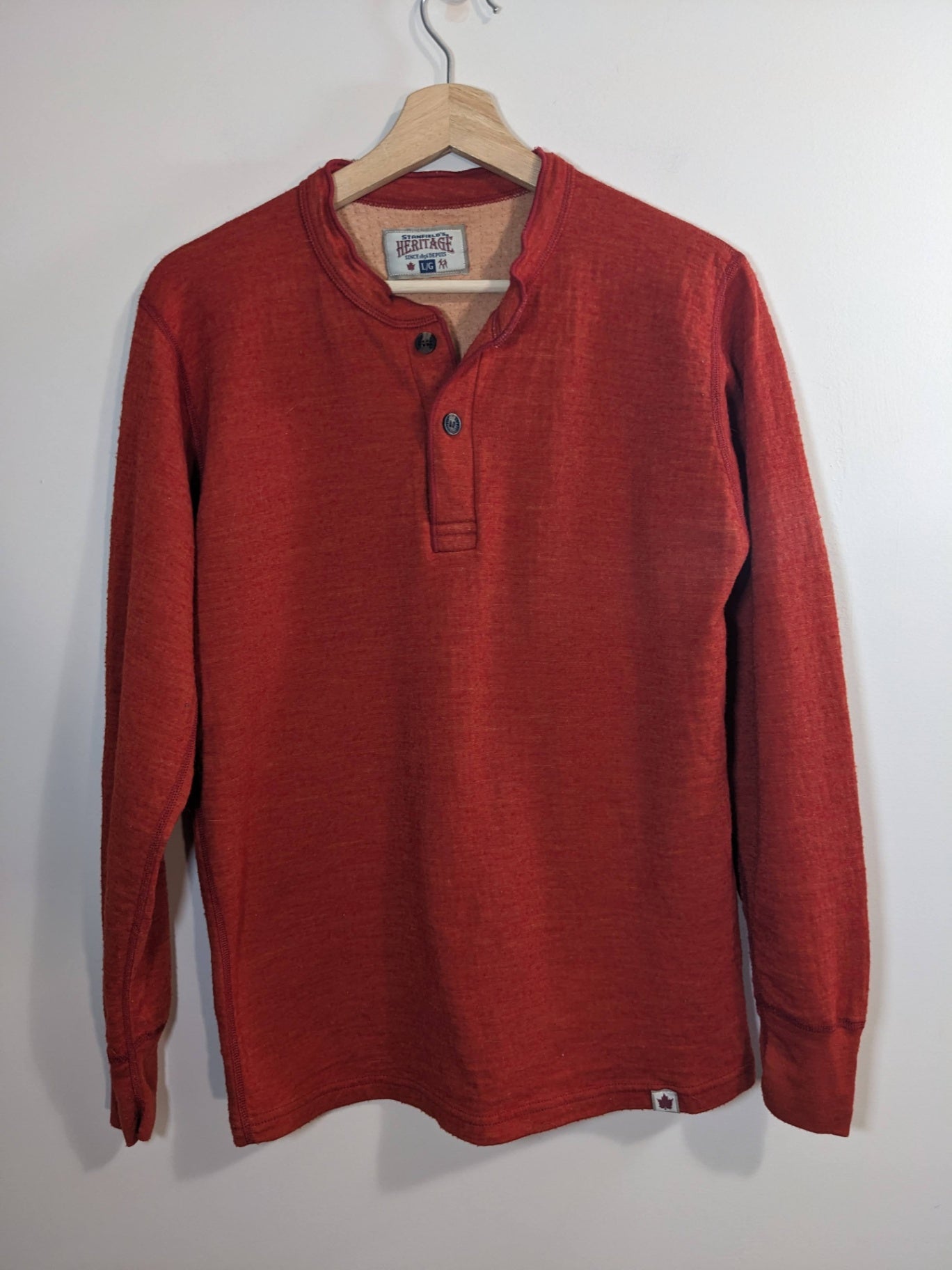 Stanfield's Heritage Orange Long Sleeve - L