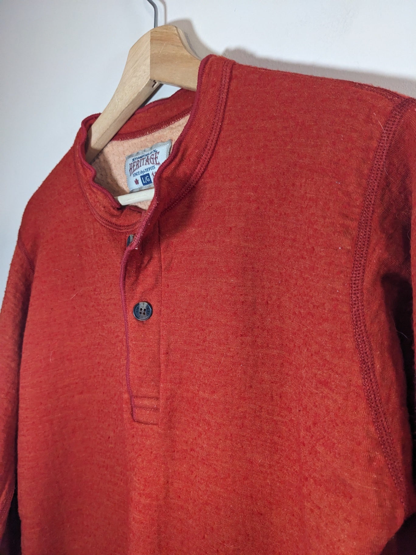 Stanfield's Heritage Orange Long Sleeve - L