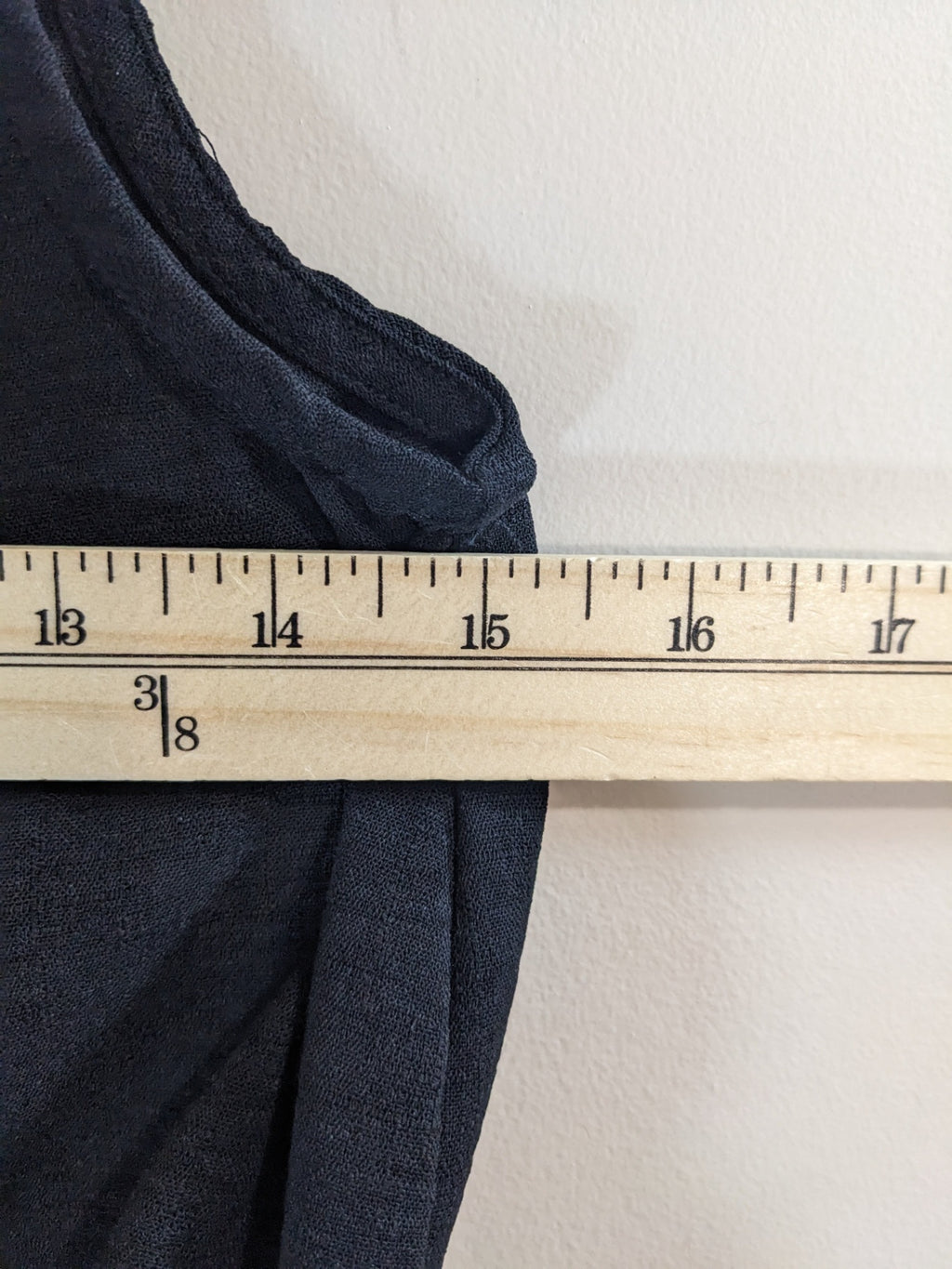 paper crane black crop blouse - S