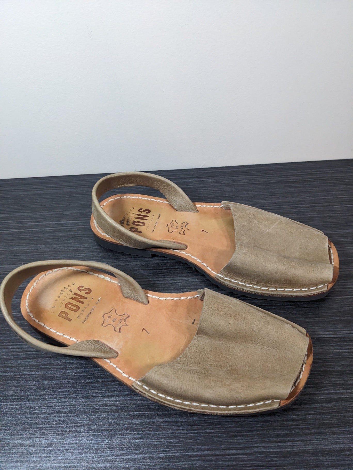 PONS Tan Sandals- 7