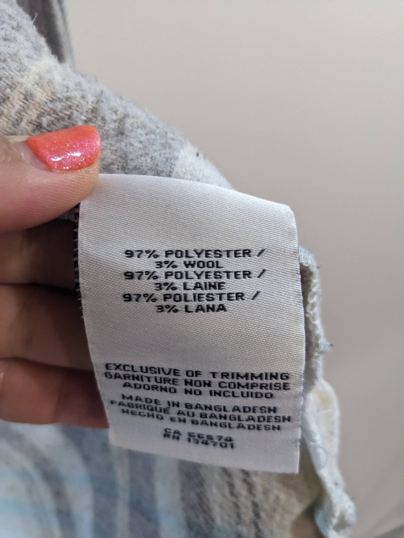 Boston Traders Plaid Shacket - L