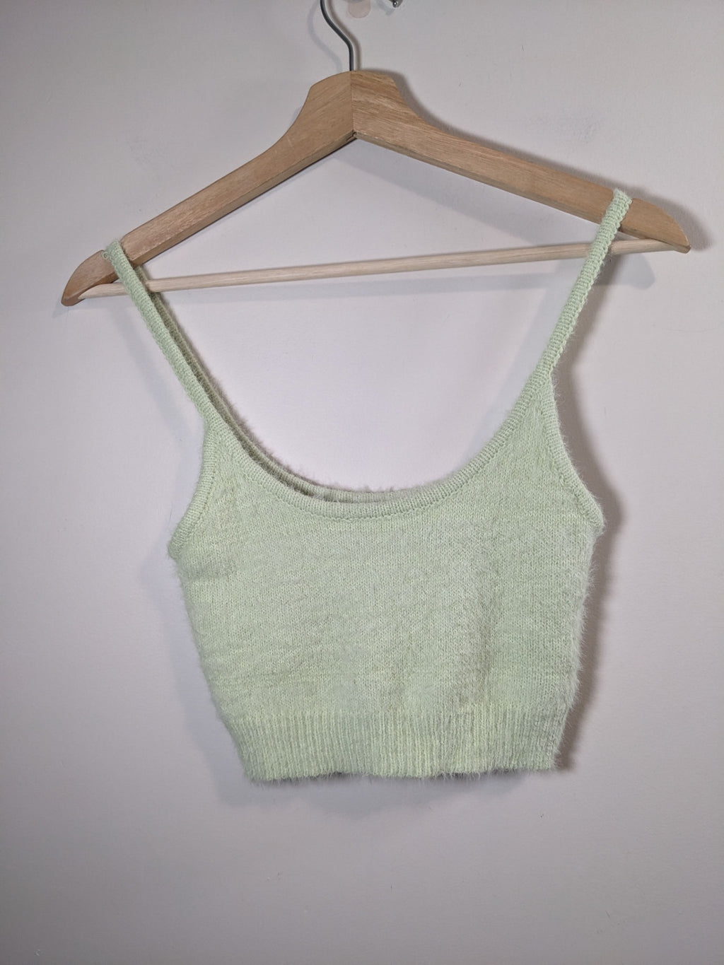 NWT Garage Green Knit Crop Tank - S