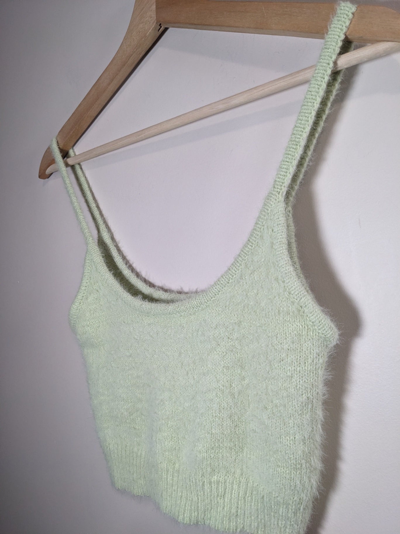 NWT Garage Green Knit Crop Tank - S