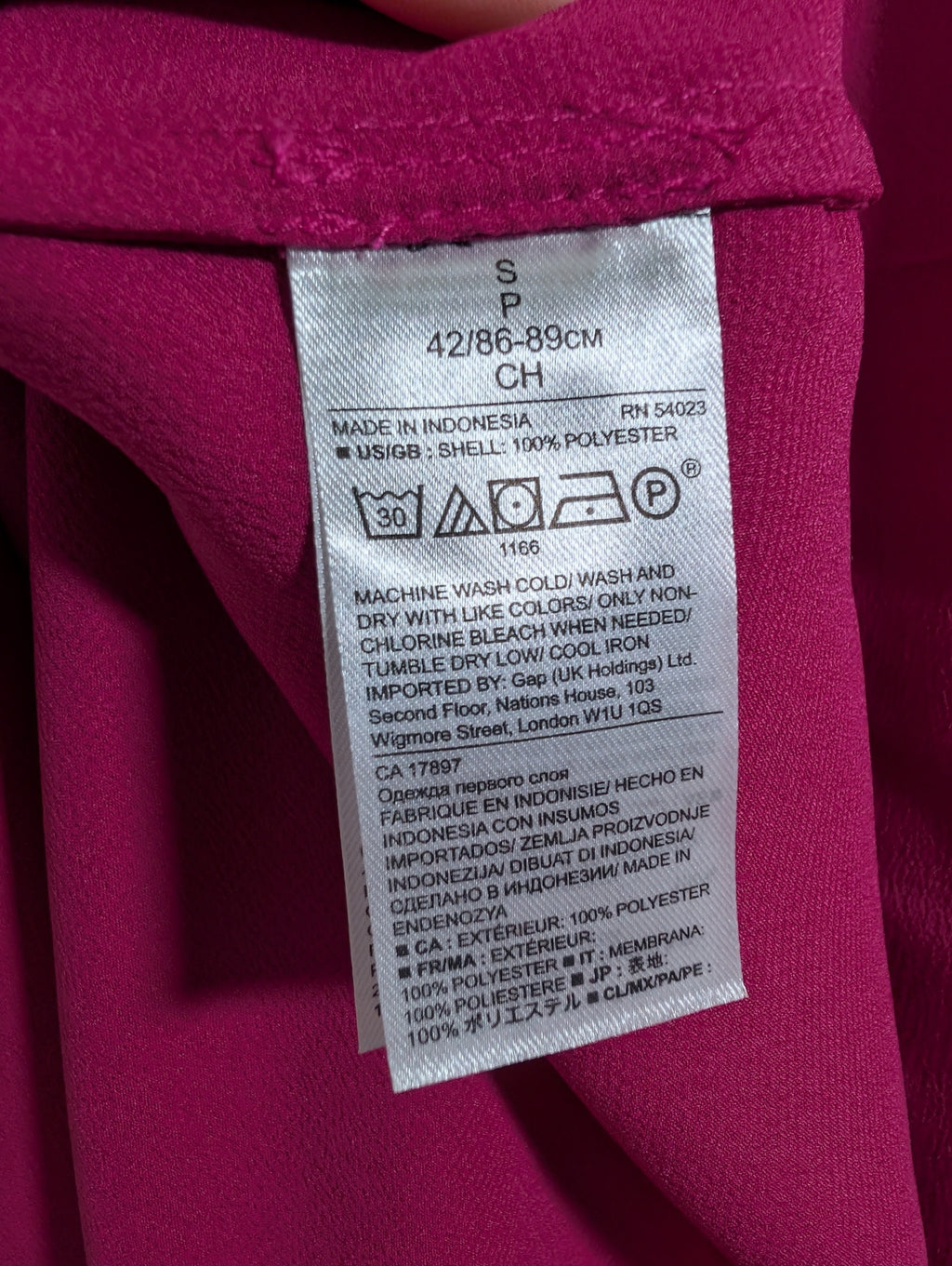 Banana Republic fuchsia blouse - Small