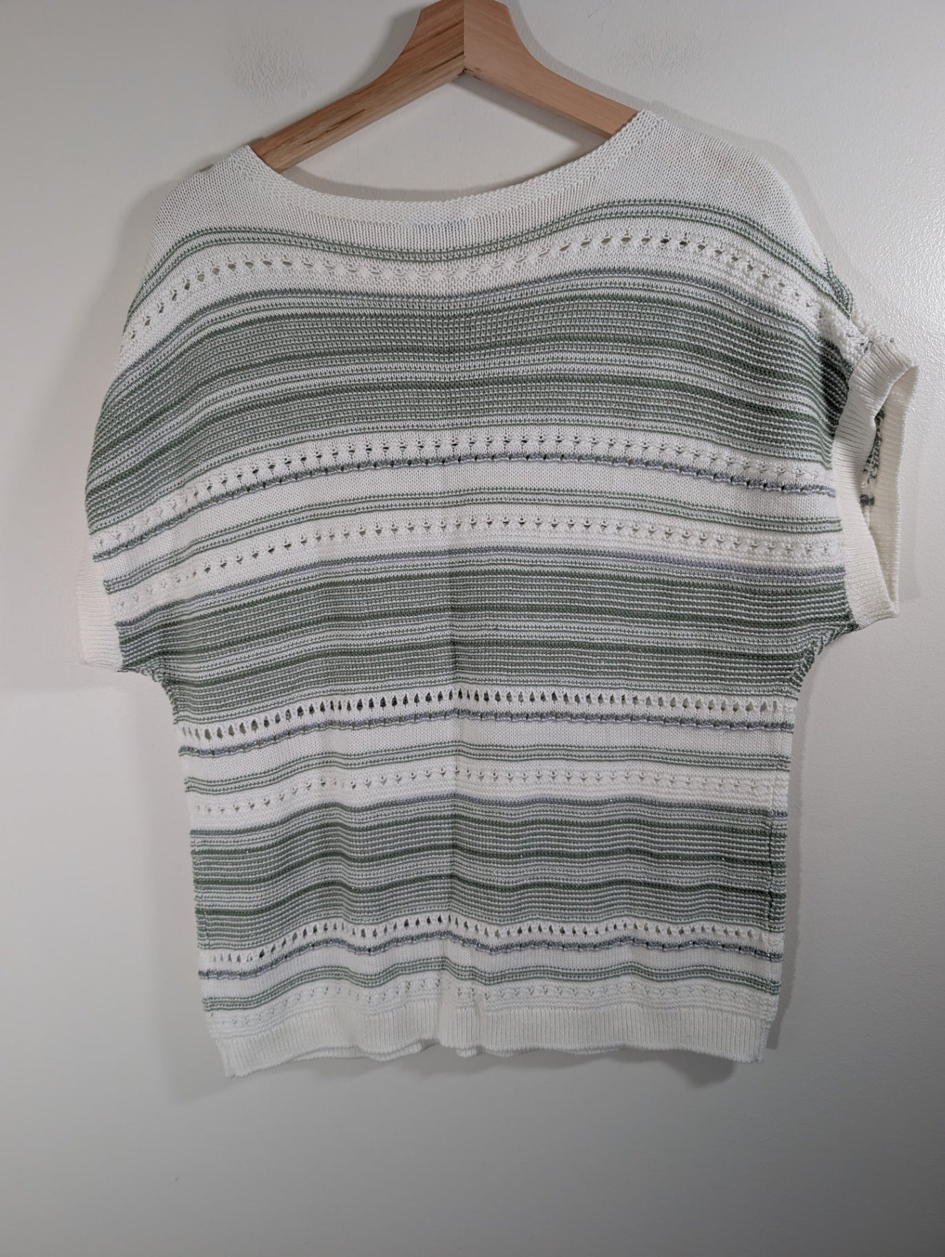 Ricki's green knit blouse - Medium