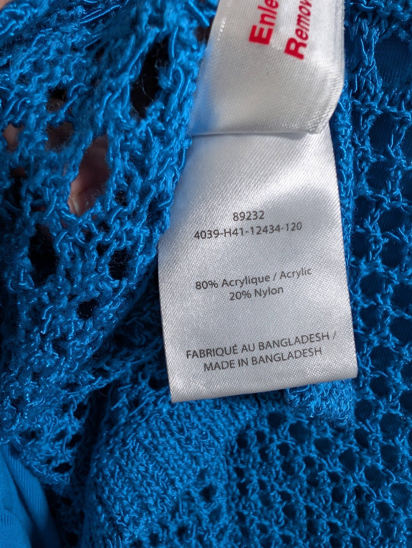 Laura blue blouse - Medium