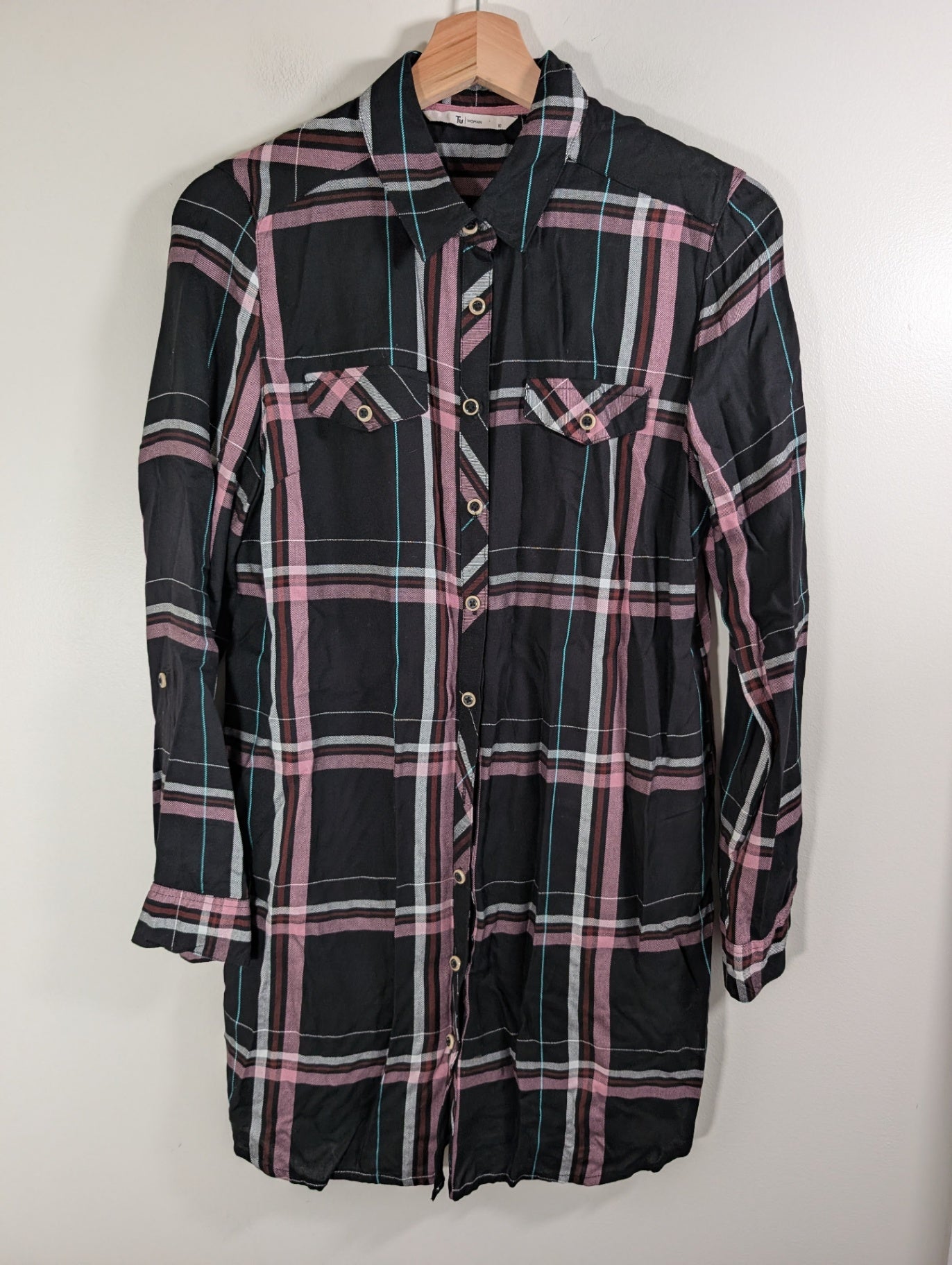 Tu Woman plaid long tunic - 10
