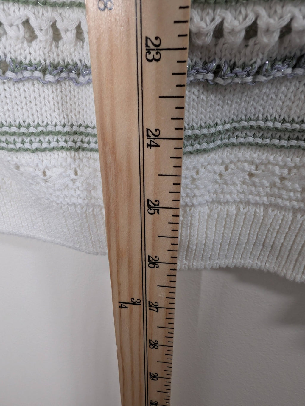 Ricki's green knit blouse - Medium