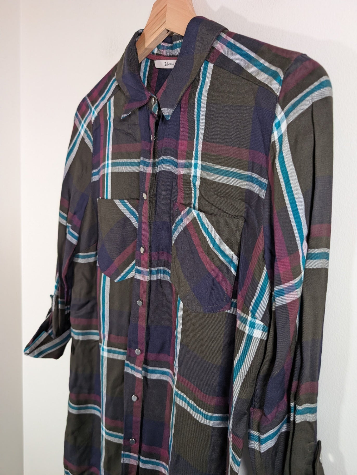 Tu Woman plaid long tunic - 10