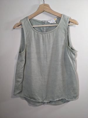 C&C California Olive Denim Blouse - S
