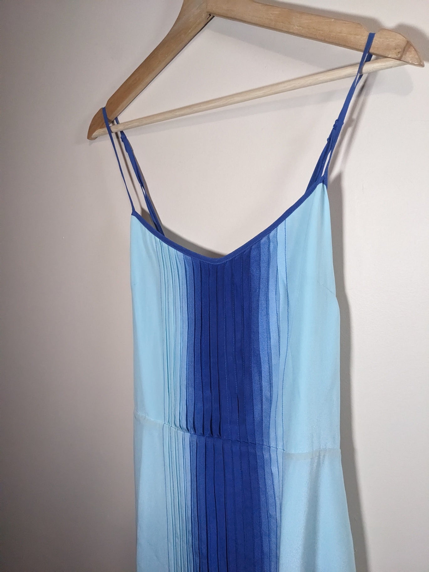 Max Blue Pleated Dress - sz 12