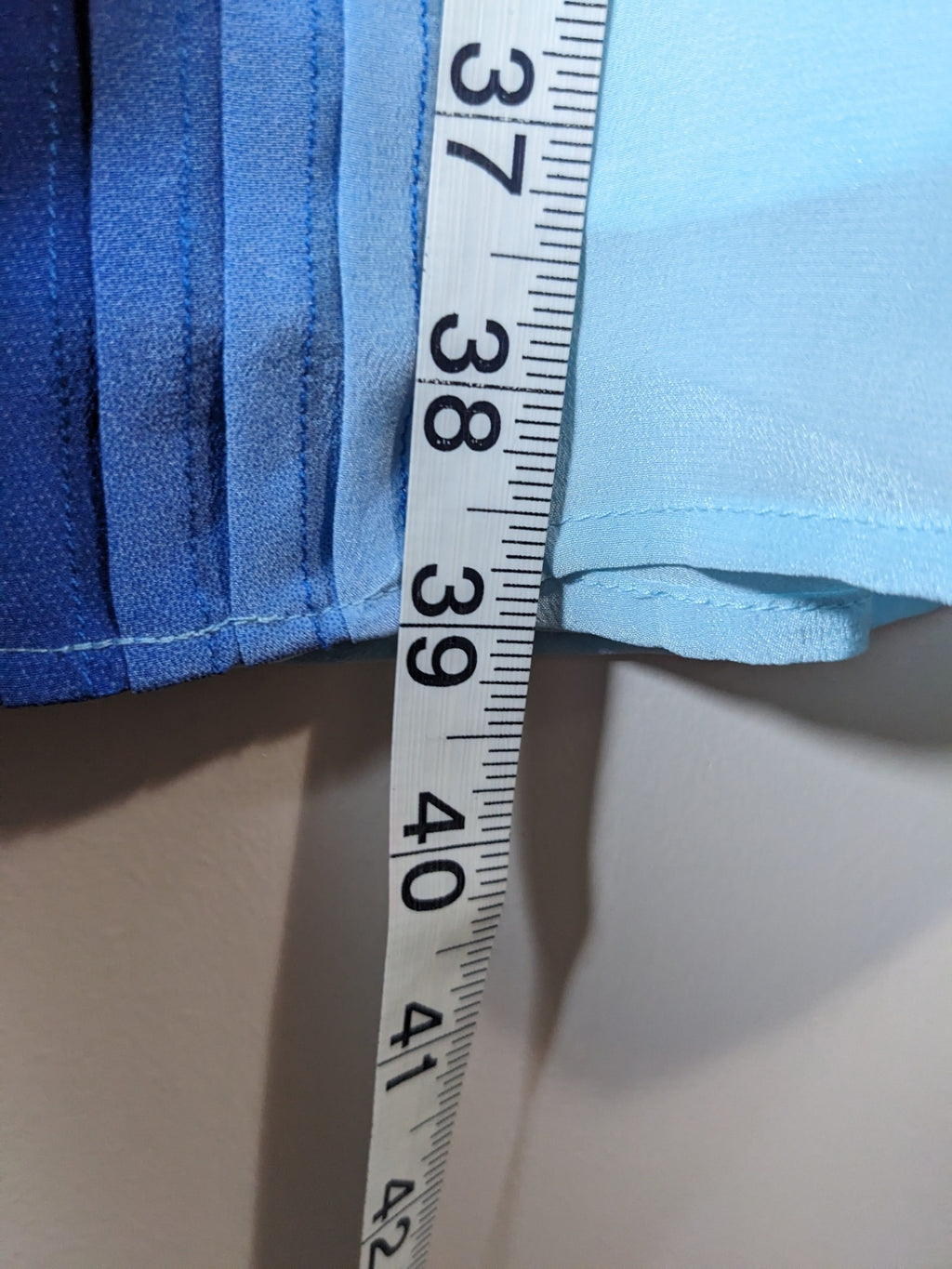 Max Blue Pleated Dress - sz 12