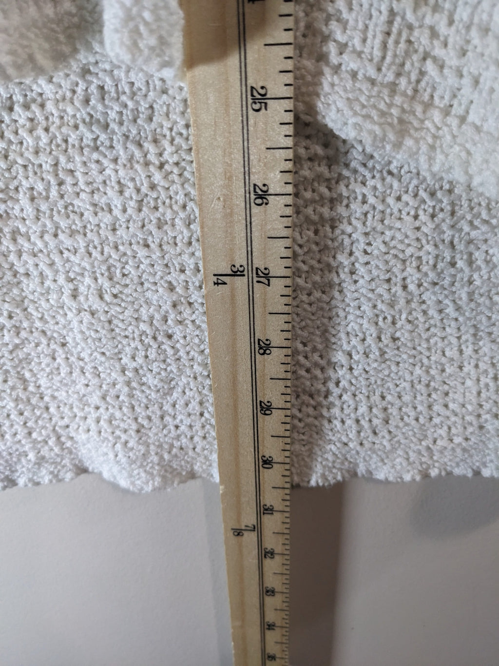 Madewell White Knit Vest - M