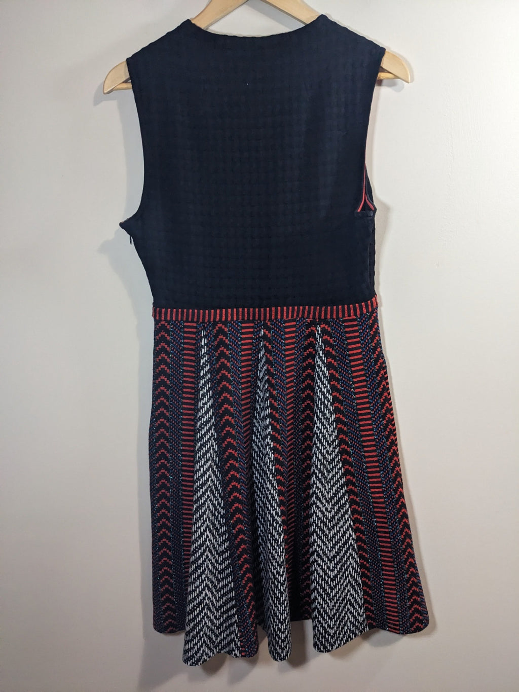 Maeve Black w/ Pattern Skirt Dress - sz 10