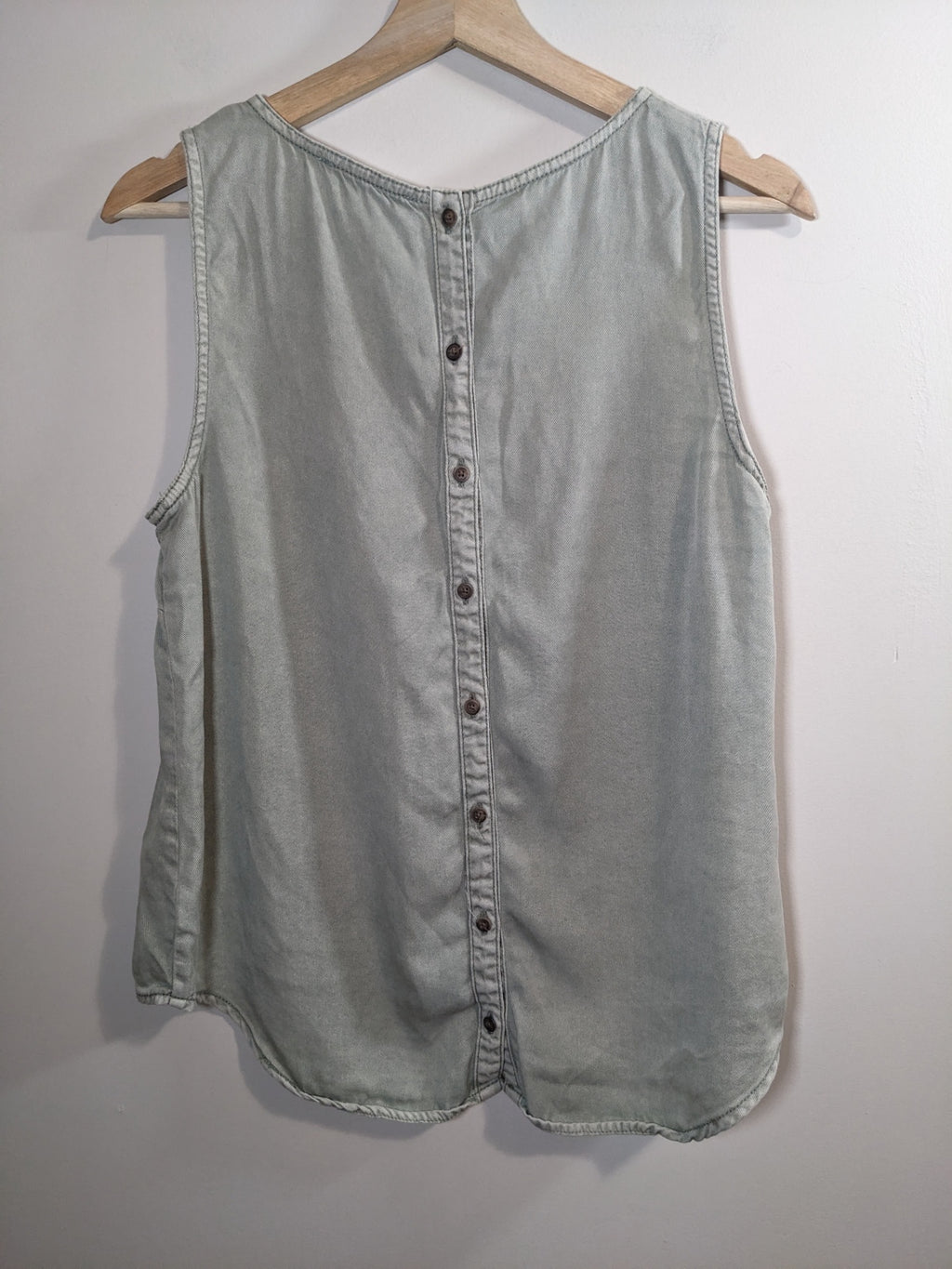 C&C California Olive Denim Blouse - S