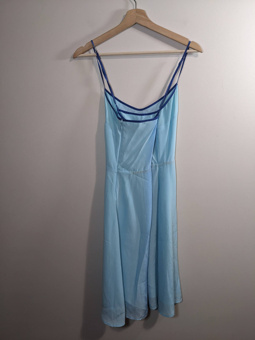 Max Blue Pleated Dress - sz 12