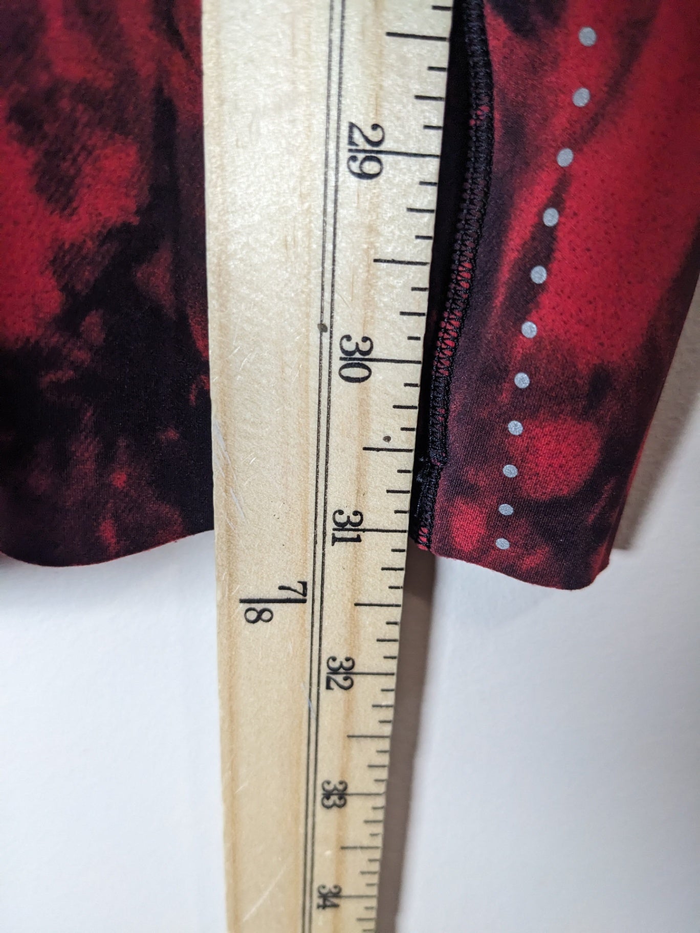 Lululemon Red Tye Dye Leggings - sz 8