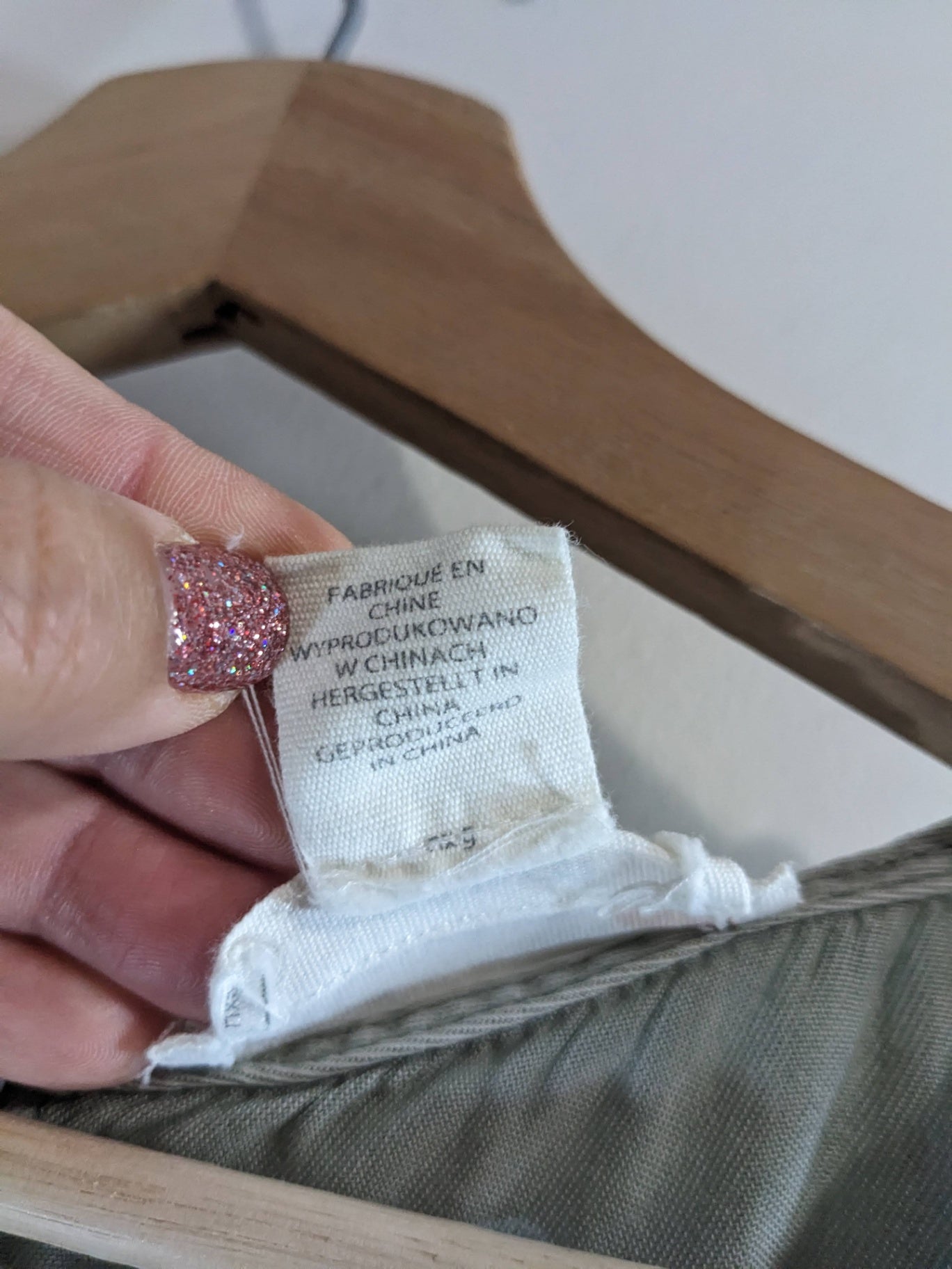 C&C California Olive Denim Blouse - S