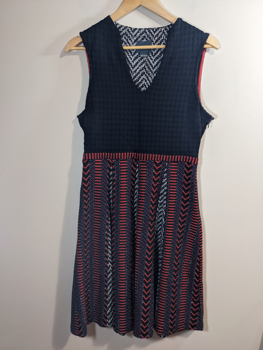 Maeve Black w/ Pattern Skirt Dress - sz 10