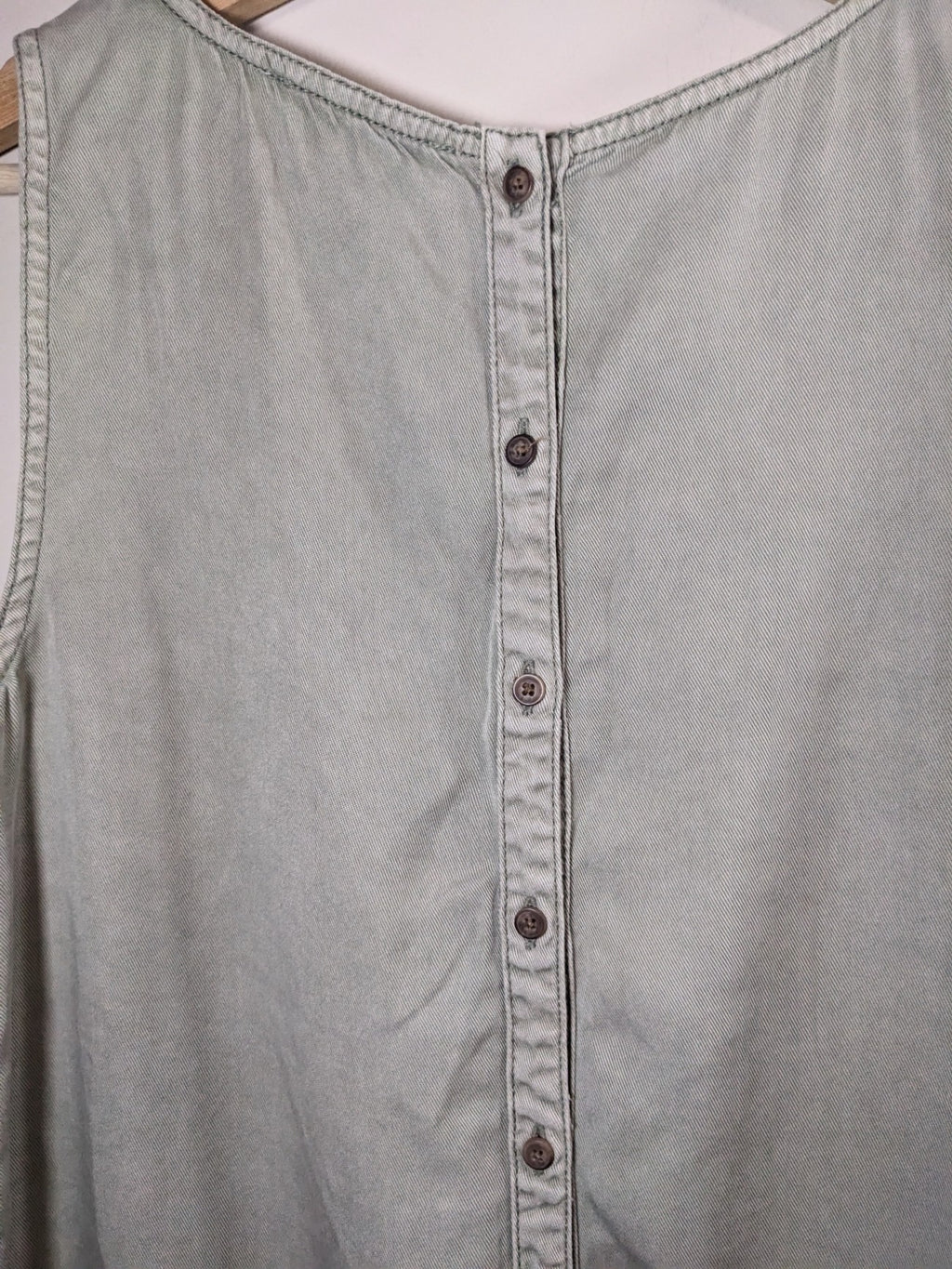 C&C California Olive Denim Blouse - S