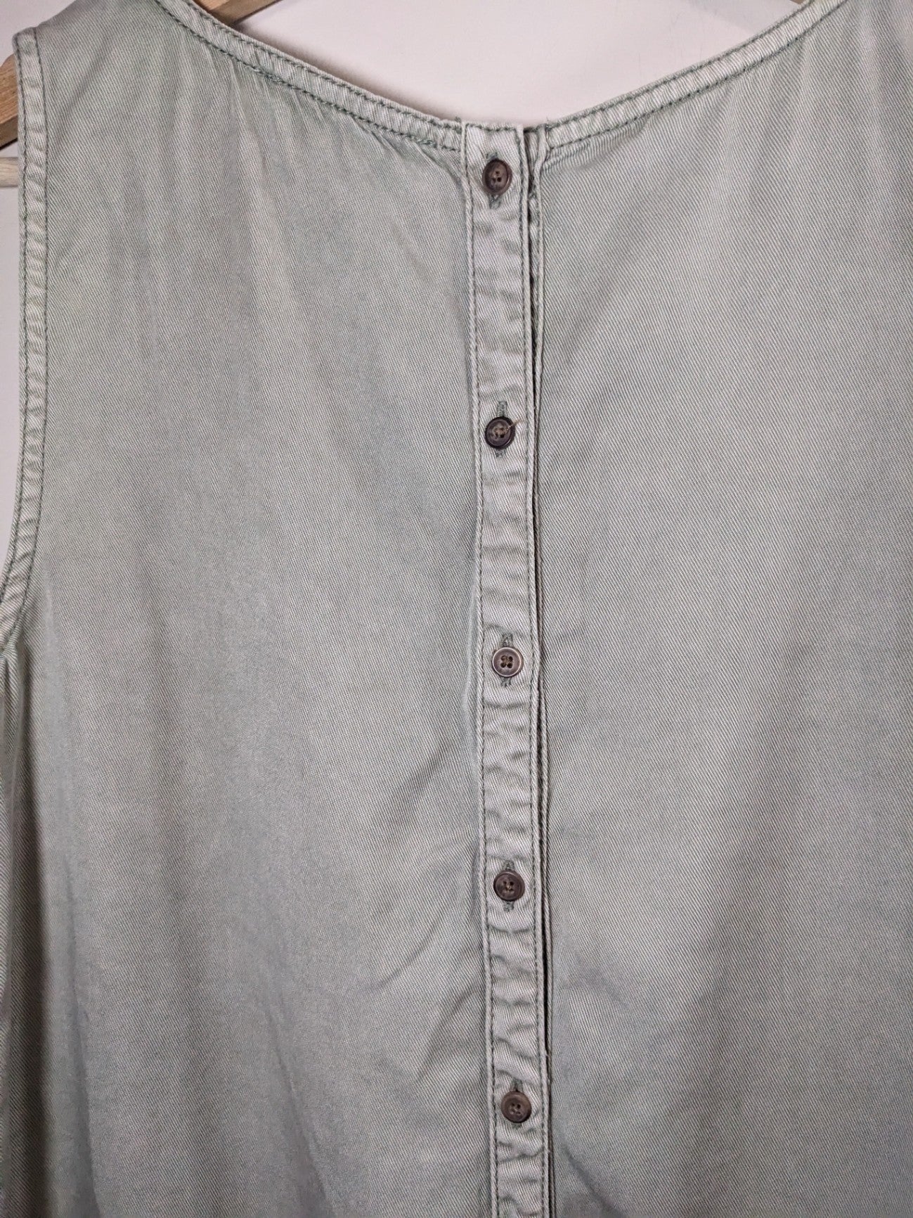 C&C California Olive Denim Blouse - S